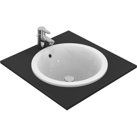 CONNECT lavabo encastrable redondo 480mm blanco (1/2)