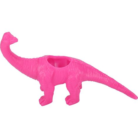 Dinosaurier-Tierblumentopf, Kaktus-Sukkulenten-Pflanztopf, Gartendekoration (Rosarot) (1/5)