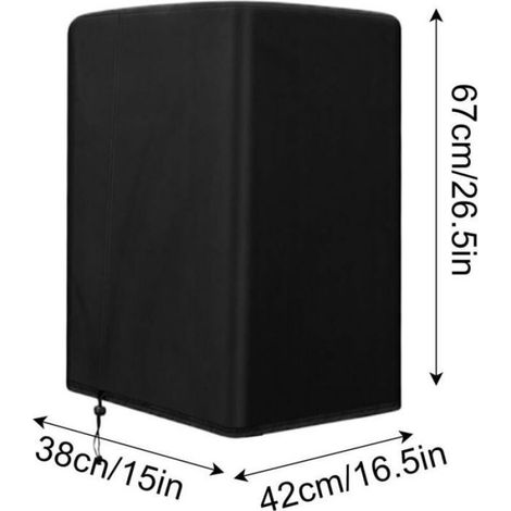 Housse Pour Haut-Parleur - Oxford 210D - Anti-UV - 38x42x67 Cm - Pour Enceintes Sur Pied - 1 Pièce (1/5)