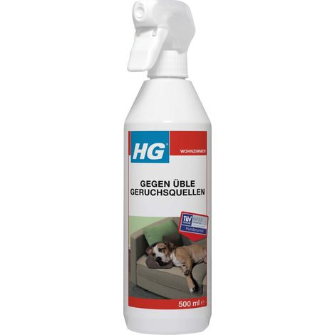 HG Geruchsentferner 500 ml gegen üble Geruchsquellen WC Nikotin Haustiere