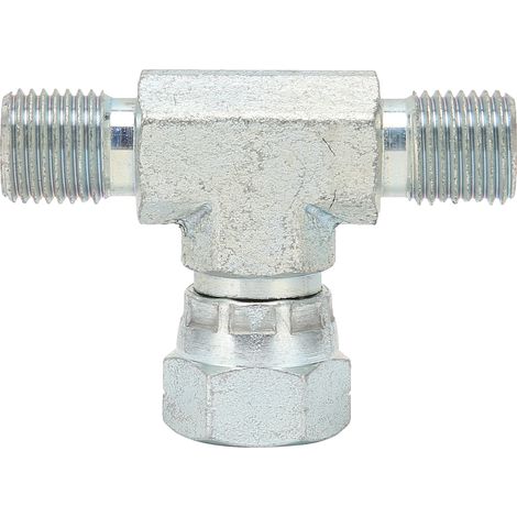 Raccord en T métallique à 3 voies pour pulvérisateur sans air, 1/4 po, pour machine de pulvérisation haute pression (1/5)
