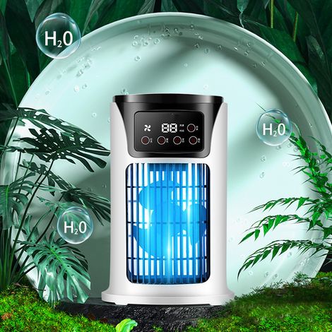 Luftkühler für Zuhause, Kühlgerät, Luftbefeuchter, Luftreiniger, Ventilator, Klimaanlage, USB-Tischkühler (1/5)