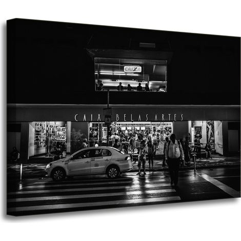 Leinwanddruck Architektur Taxistraße 70x50 cm