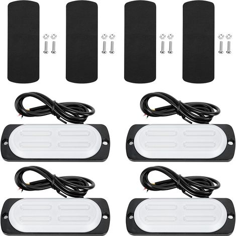 4 pièces 12-24V 20LED clignotants feux de détresse pour voiture camion balise d'avertissement latérale (1/5)