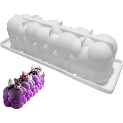 Moule En Silicone Nuage à Bulles 3D Doux Pliable Facile à Nettoyer Cuisson Mousse Au Chocolat Outils Bricolage moule gateau silicone (1/5)
