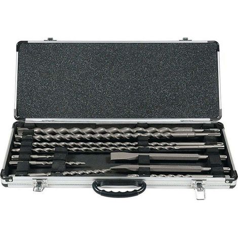 Makita D-42385 juego de brocas y cinceles SDS-Plus 10 piezas (1/2)