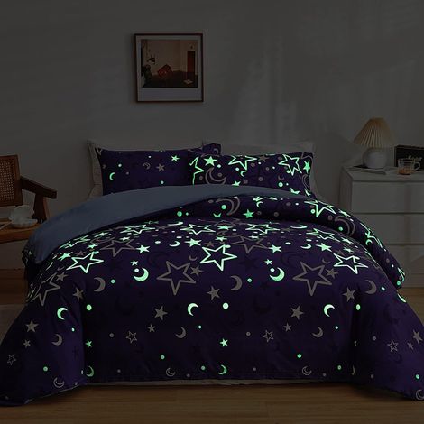 Housse de couette 2 pièces microfibre 200x200/50x75 cm respirante (1/5)