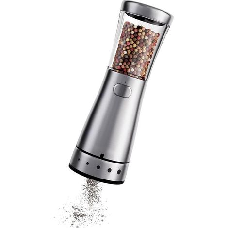 Macinino elettrico, macina sale e pepe per cucina, macina pepe automatico per cucina, macinino elettrico regolabile, macina sale e pepe ricaricabile, macinino elettrico, macinino elettrico (1/5)