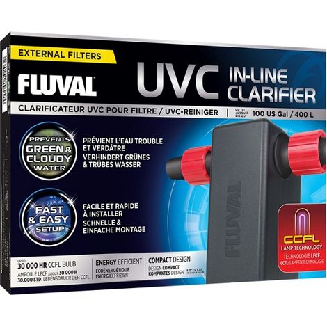 Chiarificatore UVC in linea fluval