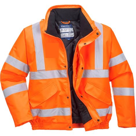 Giacca Hi-vis Ris Colore: Arancione Taglia M - Portwest (1/5)