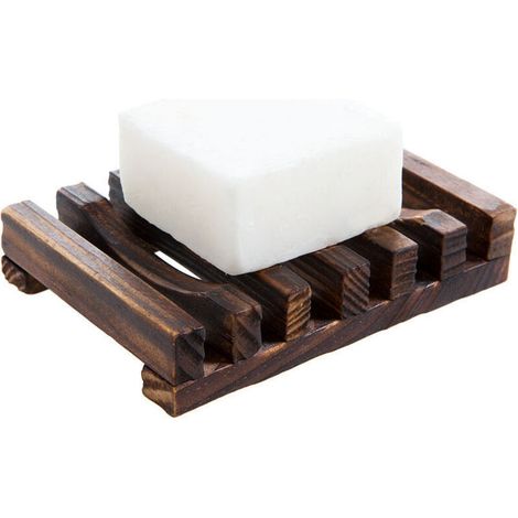 Porte-savon en bambou pour cuisine, salle de bain, douche (1/5)