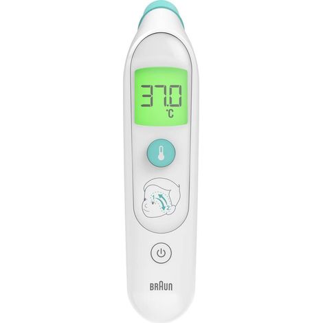 Braun BST200WE Thermomètre médical avec éclairage LED (1/4)