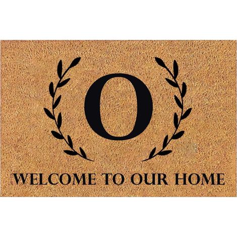 Tapis D'Entrée Extérieur - 40 x 60 cm - Antidérapant - Absorbant - Pour Porte d'Entrée Porche Jardin (1/4)