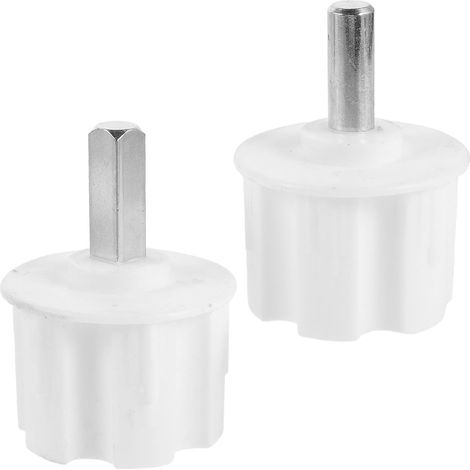 Accessoires de Canopée pour Balcon 2pcs Kit Connecteurs Carrés et Ronds en Plastique et Fer Anti-Corrosion pour Montage Auvent Extérieur (1/5)