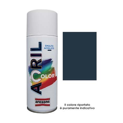 SMALTO SPRAY ACRIL COLOR AREXONS - GRIGIO ANTRACITE RAL 7016 ML 400- 6 pezzi