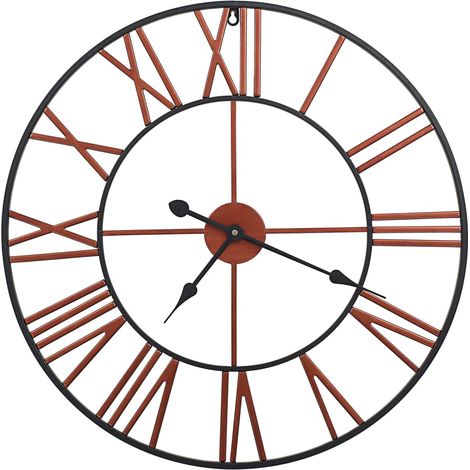 Horloge murale,Pendule murale Métal 58 cm Rouge CFW168138 (1/5)