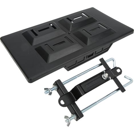 Ensemble de supports de fixation pour batterie de voiture, fentes encastrées, charge robuste pour batteries des séries 27, 30 et 31 (34 plateaux, 23 supports) (1/5)