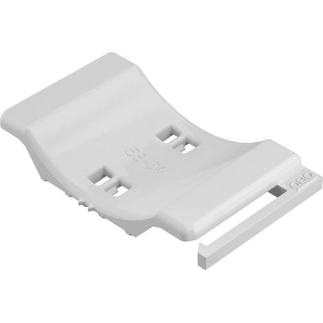 OBO Bettermann Sottovasca universale combinabile per vasca doppia 58-64mm polipropilene grigio chiaro RAL 7035, 1198064