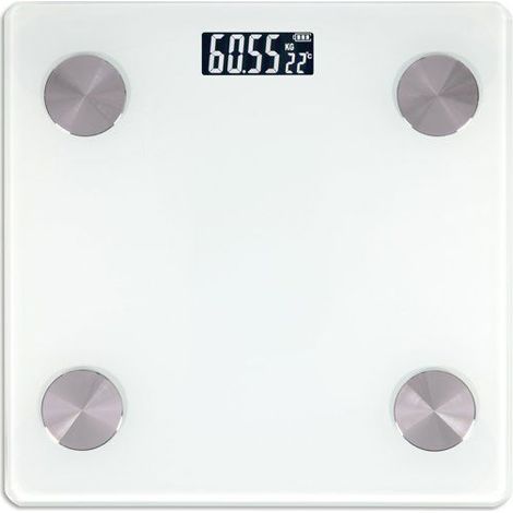 Báscula de impedancia conectada recargable - ONLI - ON1029W - 17 indicadores corporales - Masa grasa - Masa muscular (1/5)