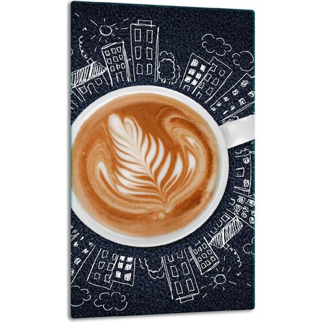 TABLERO DE MESA DE PANEL DE CRISTAL 30x52 CAFÉ (1/5)
