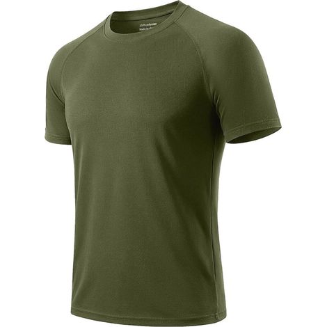 Herren-Sportshirts, 3 oder 5 Stück, schnelltrocknend und atmungsaktiv – Fitness-Shirt – Laufshirt (1/5)