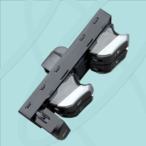 Convient pour l'interrupteur de lève-vitre Audi A6L 4G0 959 851C, interrupteur à rouleau de pare-soleil, modèles C7 2012-2018. (1/3)