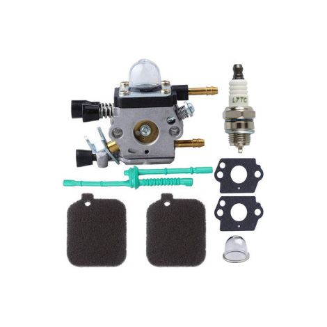 Lot de 2 Carburateur compatible souffleur Stihl BG45 BG50 – C1Q-S68, modèles C1Q-S64 C1Q-S68D C1Q-S68E, débit d'air optimisé (1/5)