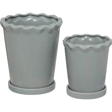 Set di 2 fioriere wild h21 16cm - Atmosphera créateur d'intérieur