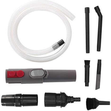 9Pcs Micro Aspirateurs Adaptateur Outil Kit De Nettoyage De Véhicule De Voiture (1/4)