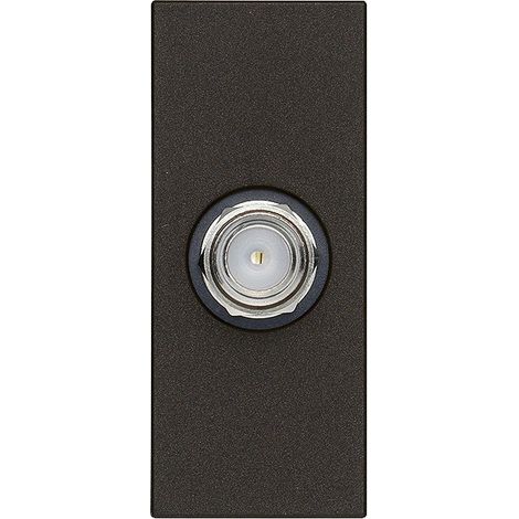 VIMAR 30318.G - Presa Coassiale Connettore Tipo F 2400MHz Nero