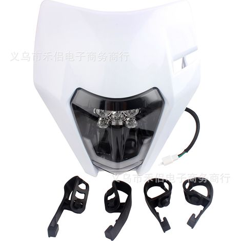 Motorrad kompatibel mit KTM EXC EXCF SX SXF XCF XCFW XCW Front LED Maskenlicht Scheinwerfermaske (1/5)
