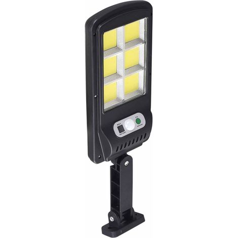 Lampe murale solaire étanche à détection de présence humaine pour cours et jardins extérieurs avec télécommande (1/5)