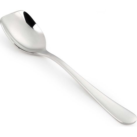 Cucchiaio de Gelato e Dessert Arcos Lisbon Series - Cucchiaio Monoblocco de una pezzo in acciaio inossidabile 18/10 e 130 mm - Colore Argento (Silver).