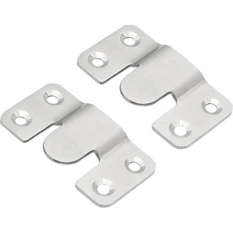 Crochet de suspension - inox - pour plafond et rangement (1/5)