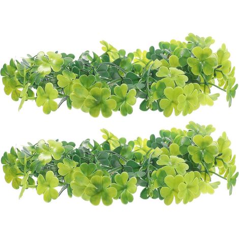 Couronnes artificielles de bougies vertes pour piliers (2 pièces) - Décoration de table (1/5)