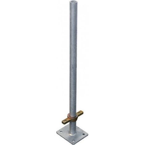 DUARIB - Semelle à vis réglable sur 0.41m - 0.80m - pour échafaudages F3000, MULTI 4X et F3000 ALU (1/2)