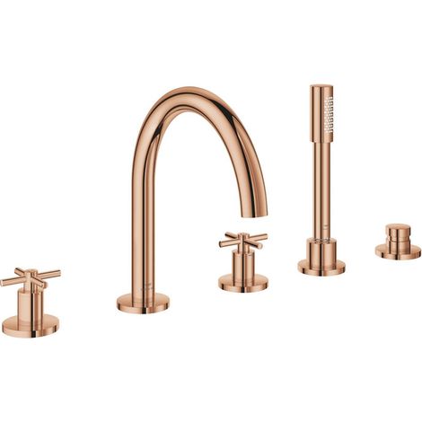 Grohe Atrio Mélangeur Bain/Douche 5 trous Bronze, 29408DA0 (1/2)