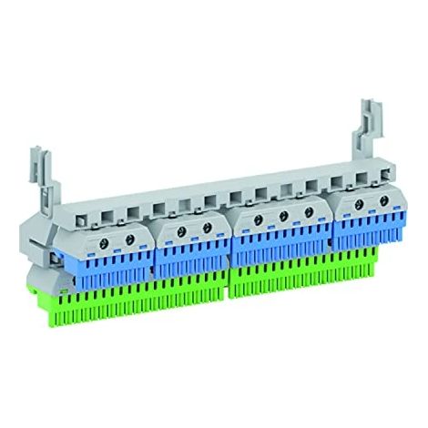 TERMINAL DE RACCORDEMENT RAPIDE N/PE POUR TABLEAUX DE DISTRIBUTION ZK225T GRIS 6 X 24,5 X 6,8 CM (RÉFÉRENCE : 2CPX052458R99)