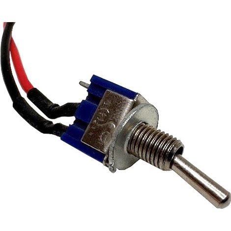Ein-/Aus Schalter Kippschalter 6A 125V mit 2 Anschlusskabeln Hebelschalter (1/3)