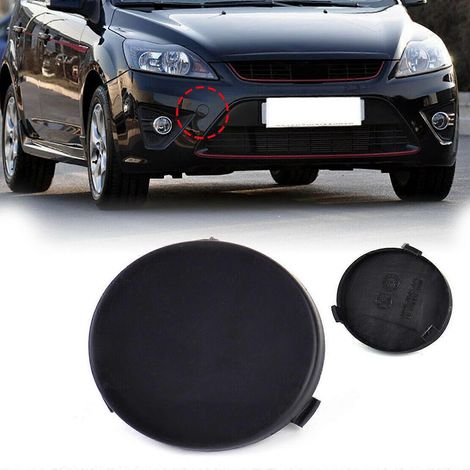 Cache-crochet de remorquage avant pour Ford Focus MK2 07-11, cache-crochet de remorquage de pare-chocs 152 (1/4)