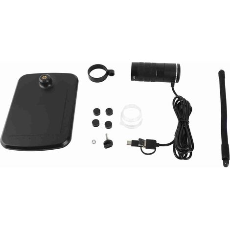 Microscope numérique 3 en 1, grossissement 1000x, HD 1080p, compatible avec smartphones et ordinateurs Android, câble 3 en 1 inclus. (1/5)