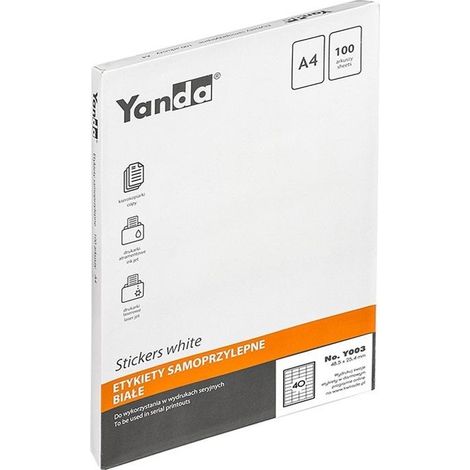 Etiquetas autoadhesivas NO.Y003 yanda