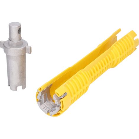 Clé d'évier multifonction en acier 45 pour installation de robinet de cuisine