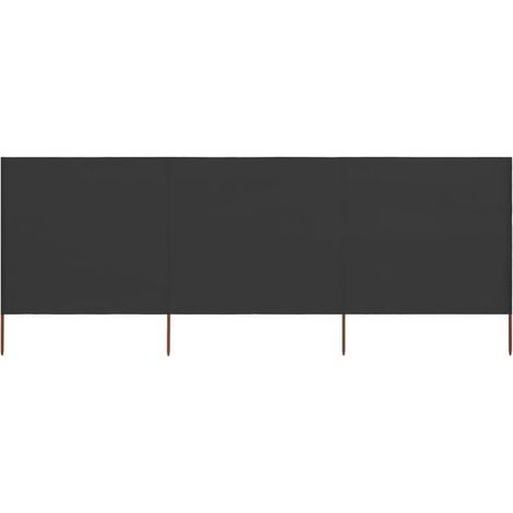 Paravent de Jardin 400x80cm Anthracite - Brise-Vue Intimité-x (1/5)