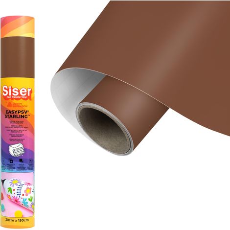 Film adhésif permanent Mocha 150 x 30 cm, Pour personnaliser des objets et des surfaces rigides, Compatible avec traceur de découpe, Lavable au lave-vaisselle (1/5)