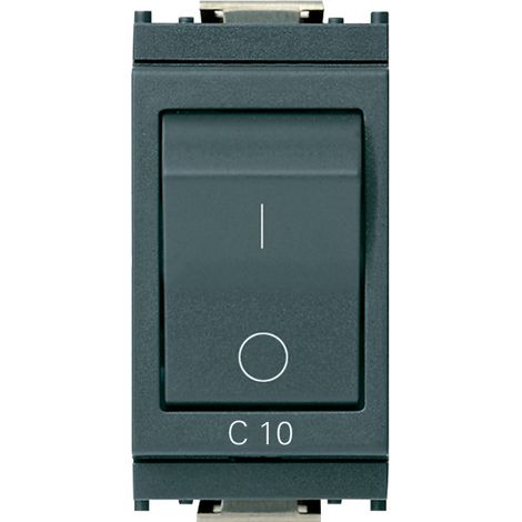 VIMAR - 16505.10 Interruttore MT 1P+N C10 120-230V grigio