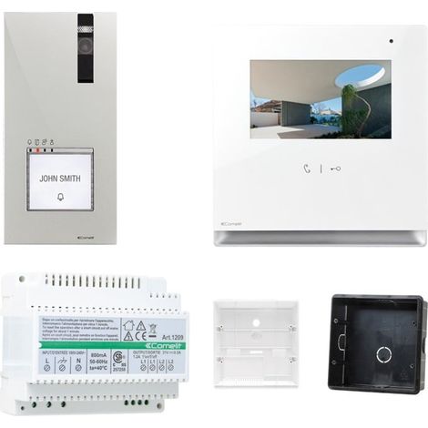 Kit Videocitofono monofamiliare Comelit 2 fili icona e quadra 8461I (1/5)