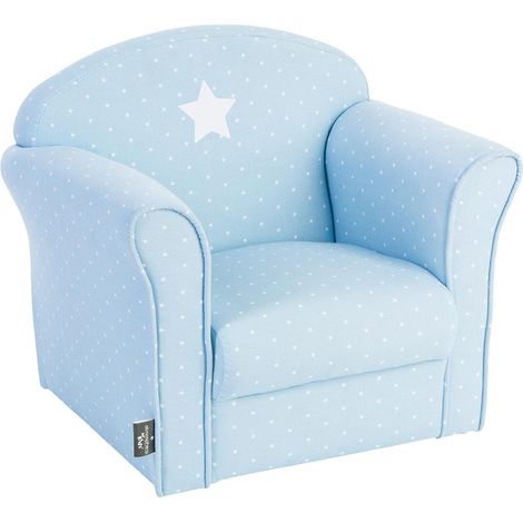 Fauteuil pour Enfants Bleu Atmosphera pour Kids - Siège Confortable et Coloré pour Enfants (1/4)