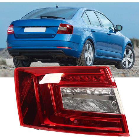 (T06) Scheinwerfer- und Rücklichteinheit für Skoda Octavia 5E Facelift 2017-2019 (Liftback) Links: 5E5945111B (Übergröße) (1/5)