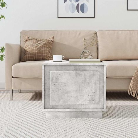 vidaXL Coffee Table Concrete Grey 51x50x44 cm Engineered Wood (1/5)